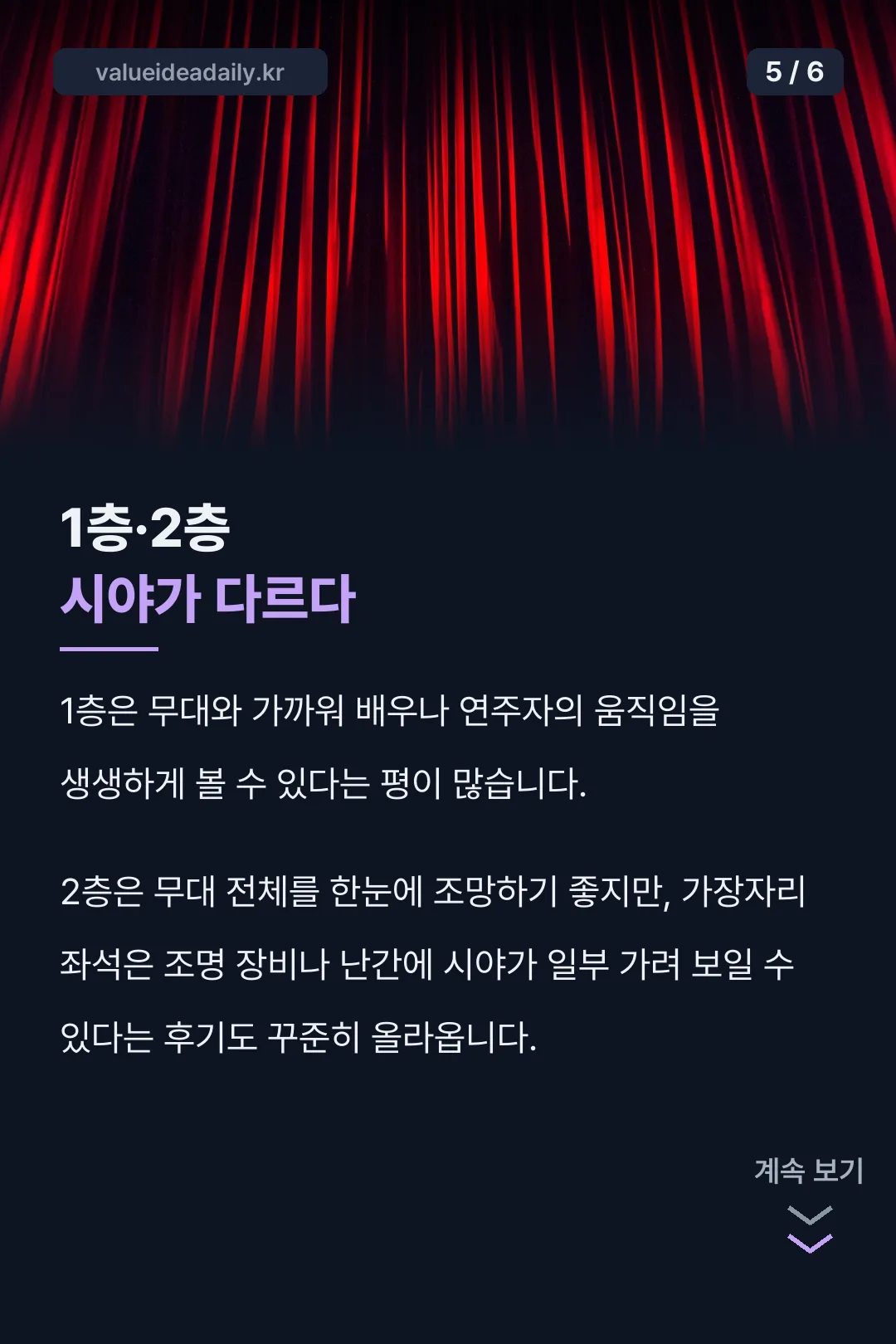 1층·2층 시야 비교