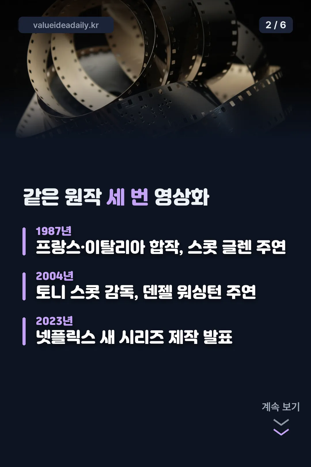 같은 원작 세 번 영상화