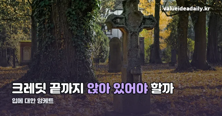 입에 대한 앙케트 쿠키 정리 썸네일